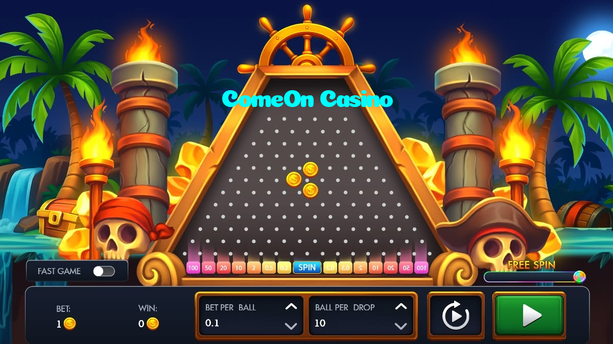 ComeOn Casino casino presented on mobile device in Pakistan with slots and live games